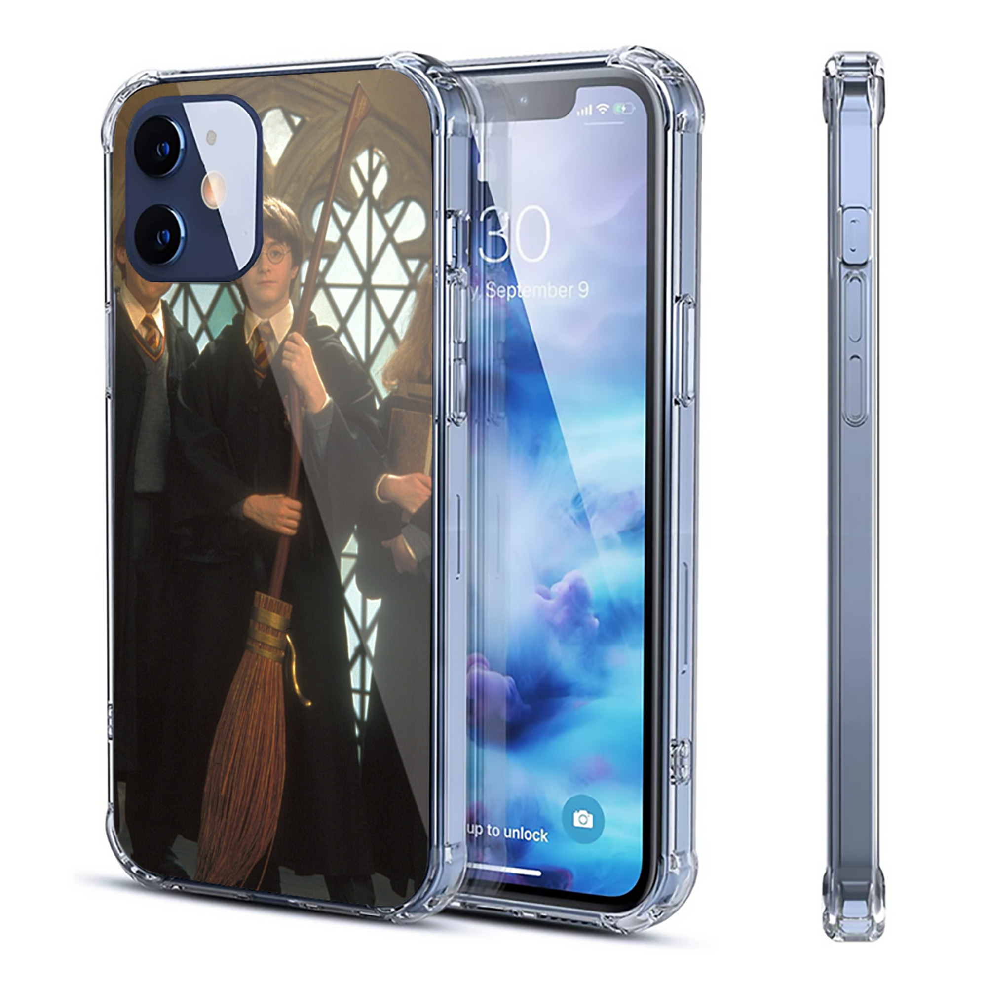 （画像用） Harry Potter ハリー・ポッターシリーズ 【iPhone 12シリーズ対応】透明スマホケース（クリアソフトケース）